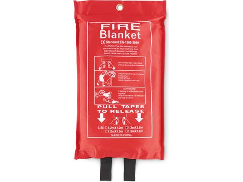 Fire blanket in a PVC pouch