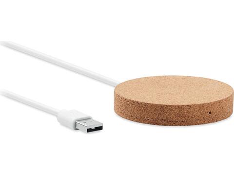 Round wireless charging pad