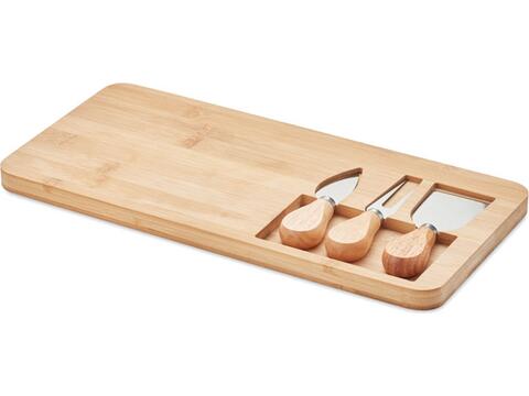 Bamboo Cheese board set