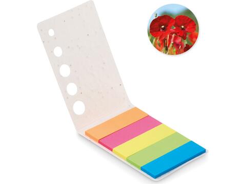 Seed paper sticky notes