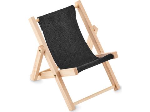 Deckchair-shaped phone stand