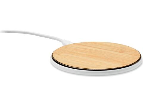 wireless charger 10W in bamboo