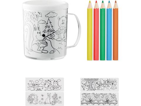 Colouring mug 280 ml