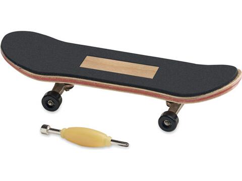 Mini wooden skateboard