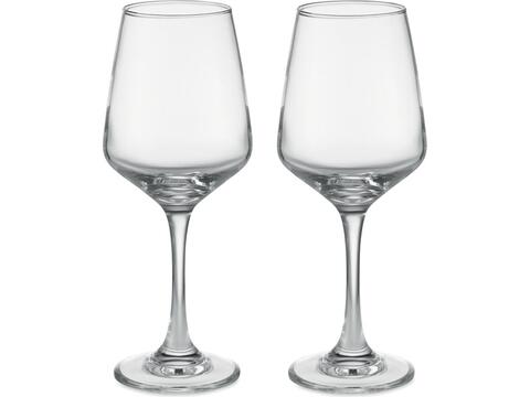 Set of 2 wine glasses