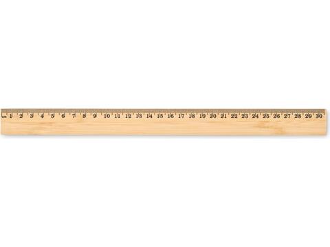 Ruler in bamboo 30 cm