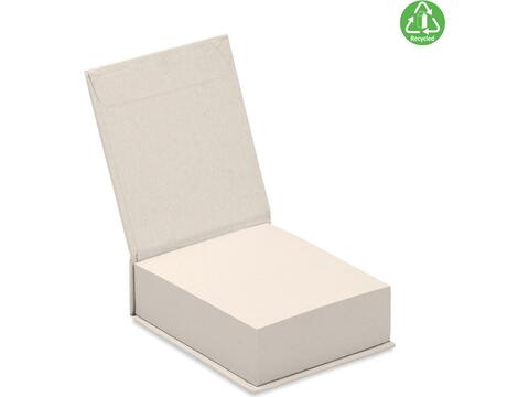 Recycled milk carton memo pad