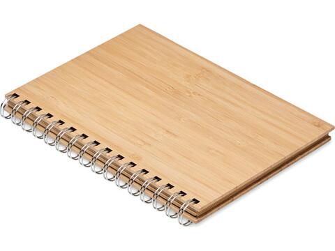 A5 ring bound Bamboo notebook