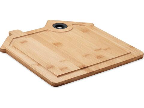 Bamboo house cutting board