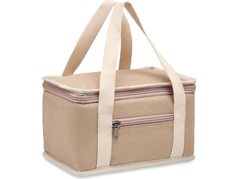 6 can cool bag canvas 320gr/m²