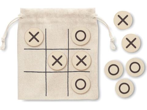 Wooden tic tac toe