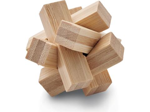 Bamboo brain teaser star shape