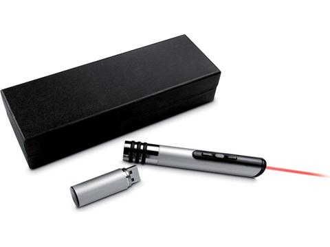 Pen style laser presenter