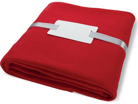 Fleece blanket with arms