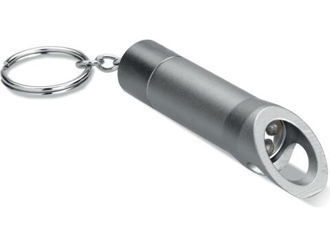 Metal torch key ring