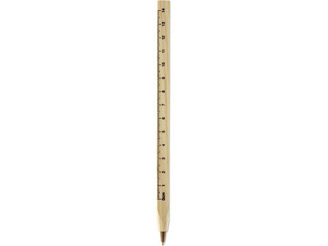 Wooden ruler pen