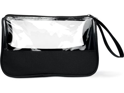 Toiletry bag microfiber w PVC