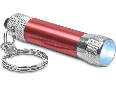 Aluminium torch with key ring