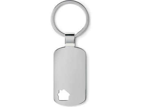 Key ring with house detail