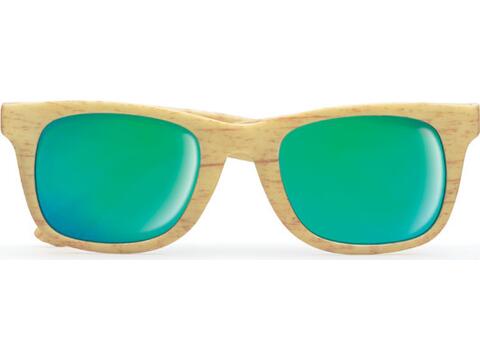 Wooden look sunglasses