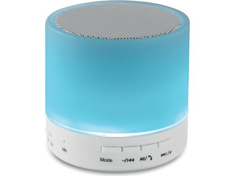 Round wireless speaker LED