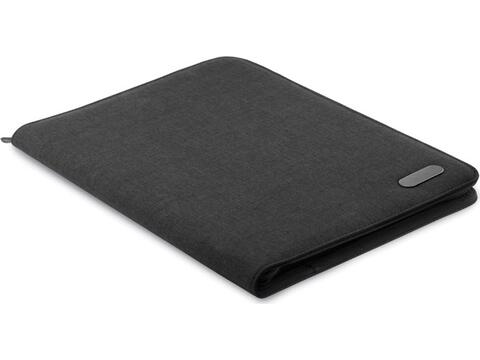 A4 zip portfolio in polyester