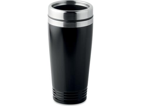 Double wall travel cup