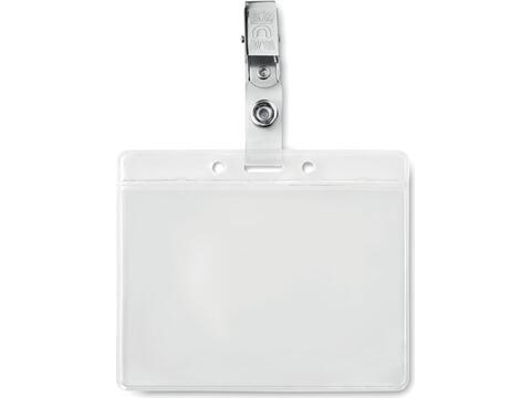 PVC badge holder