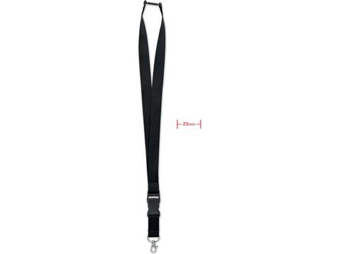 Lanyard with metal hook 25mm