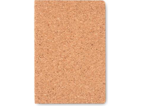 A5 cork soft cover notebook