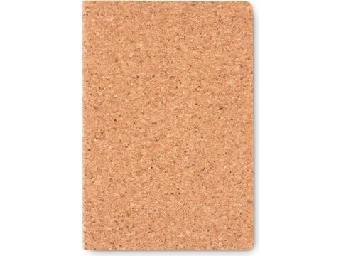 A5 cork soft cover notebook