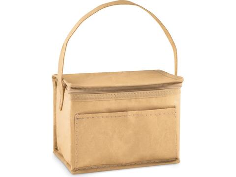 6 can woven paper cooler bag