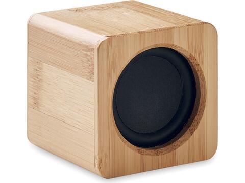 Bamboo wireless speaker