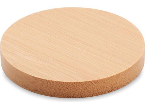 Bamboo bottle opener/ coaster