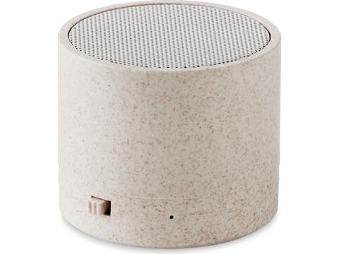 3W speaker in wheat straw/ABS