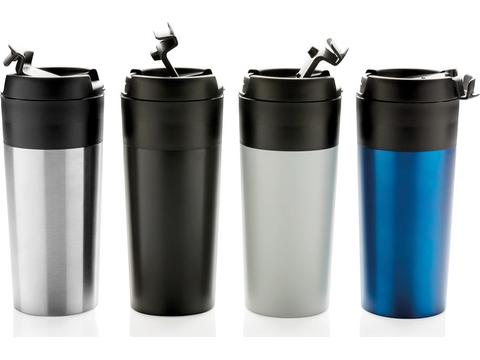 Tumbler with flip lid