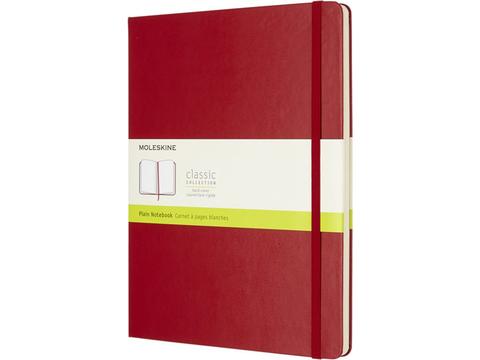 Moleskine Classic XL notaboek met harde cover en effen papier