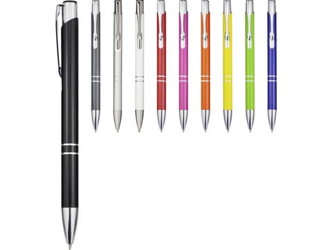 Moneta recycled aluminium ballpoint pen (blue ink)