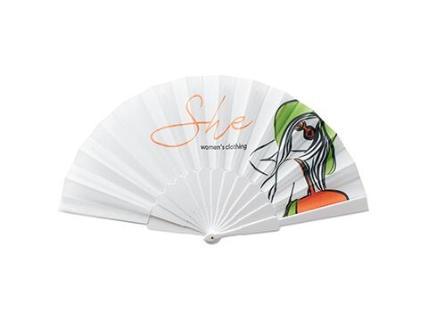 Custom-Made Plastic Fan – 100% Personalized Design