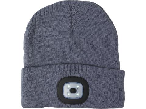 Acrylic beanie with COB light