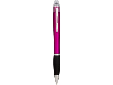 Nash light up pen coloured barrel and black grip