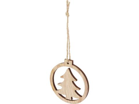 Natall wooden tree ornament