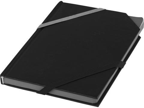 Stripe Double Elastic Notebook