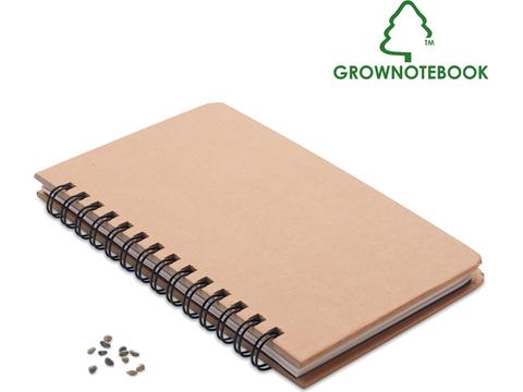 Pine tree notebook