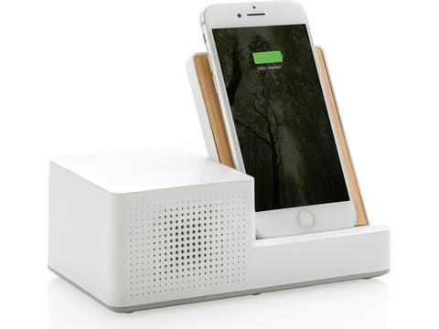 Ontario 5W wireless charger with speaker