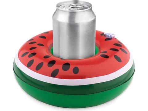 Inflatable watermelon shaped can holder