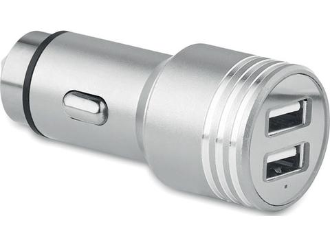Car charger with emergency hammer