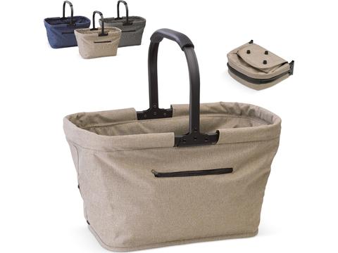 Foldable shopping basket