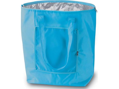 Foldable cooler shopping bag