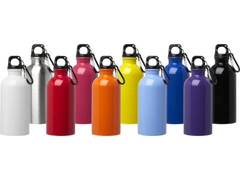 Oregon 400 ml RCS certified single wall stainless steel water bottle with carabiner